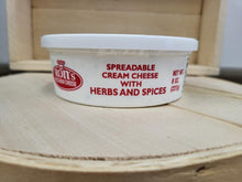 Load image into Gallery viewer, Ron&#39;s Spreadable Cream Cheese W/ Herbs &amp; Spices, 8oz.