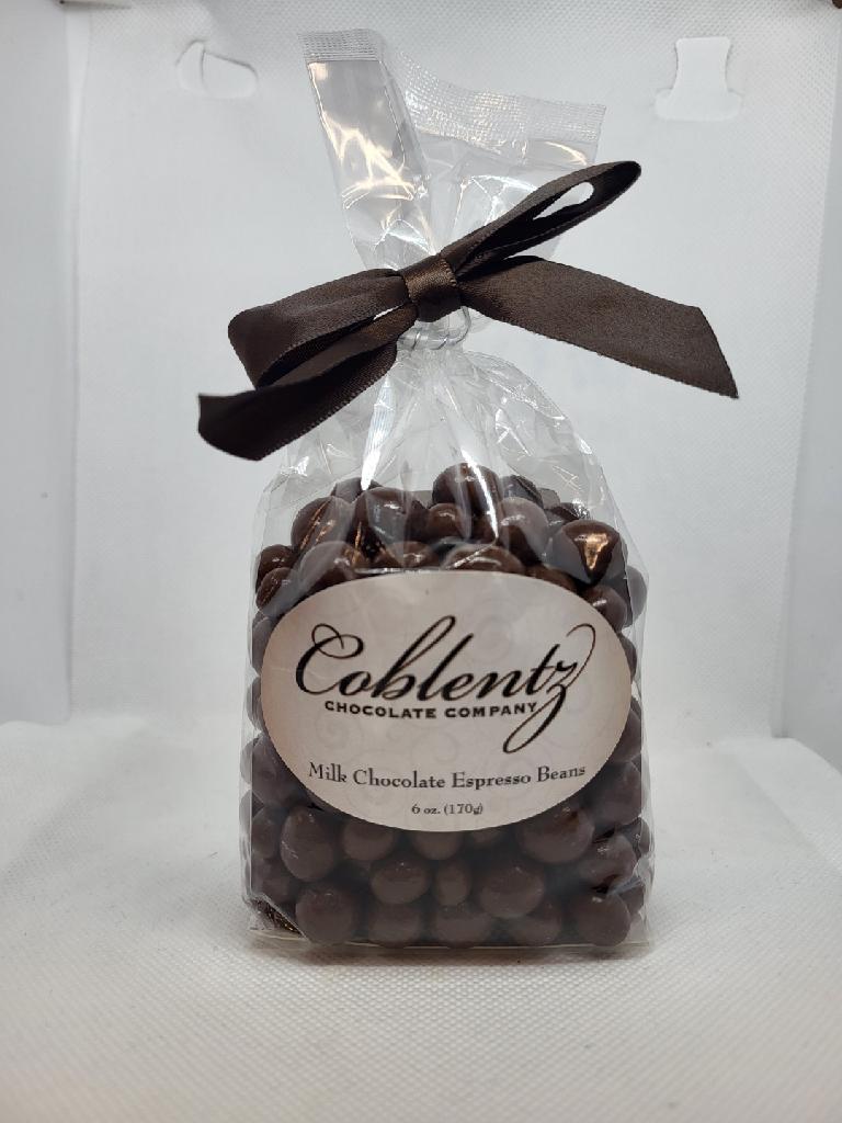 Milk Chocolate Espresso Beans 6oz